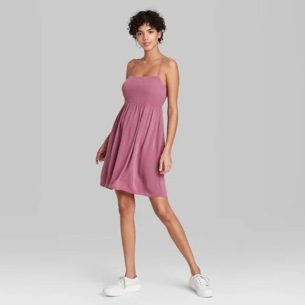Wild‎ Fable Pink Open Back Sundress - Size Large